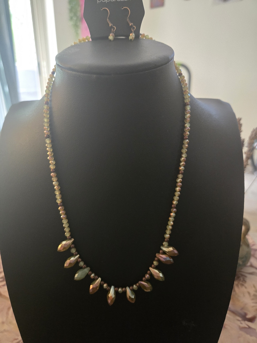 Beaded Multicolor Drop Necklace - Paparazzi